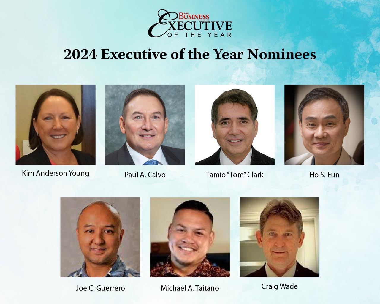 Guam Business Magazine announces the 2024 Executive of the Year nominees