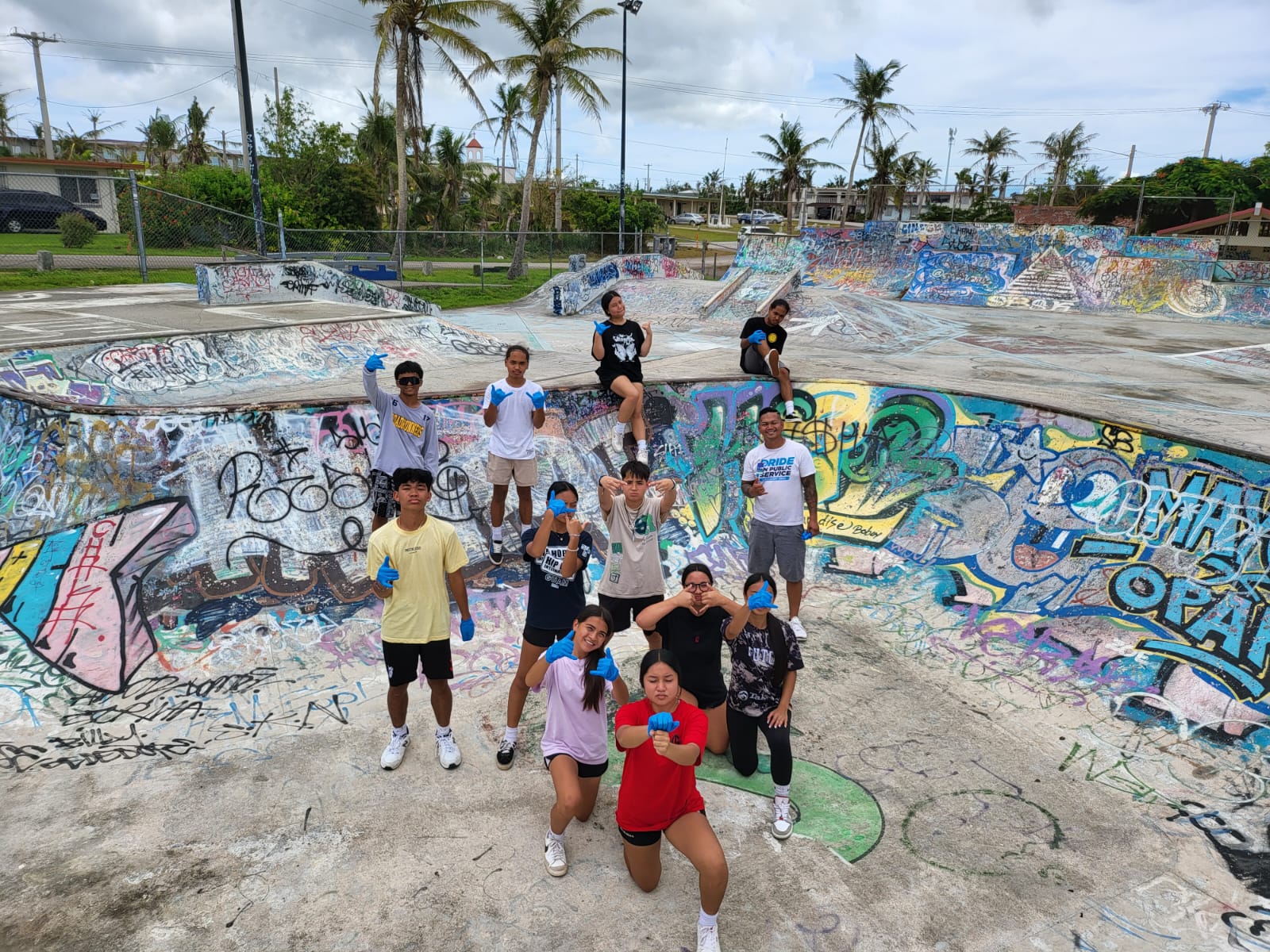 Summer Youth program employees pick up 452 bags of trash, plant 1,400 trees