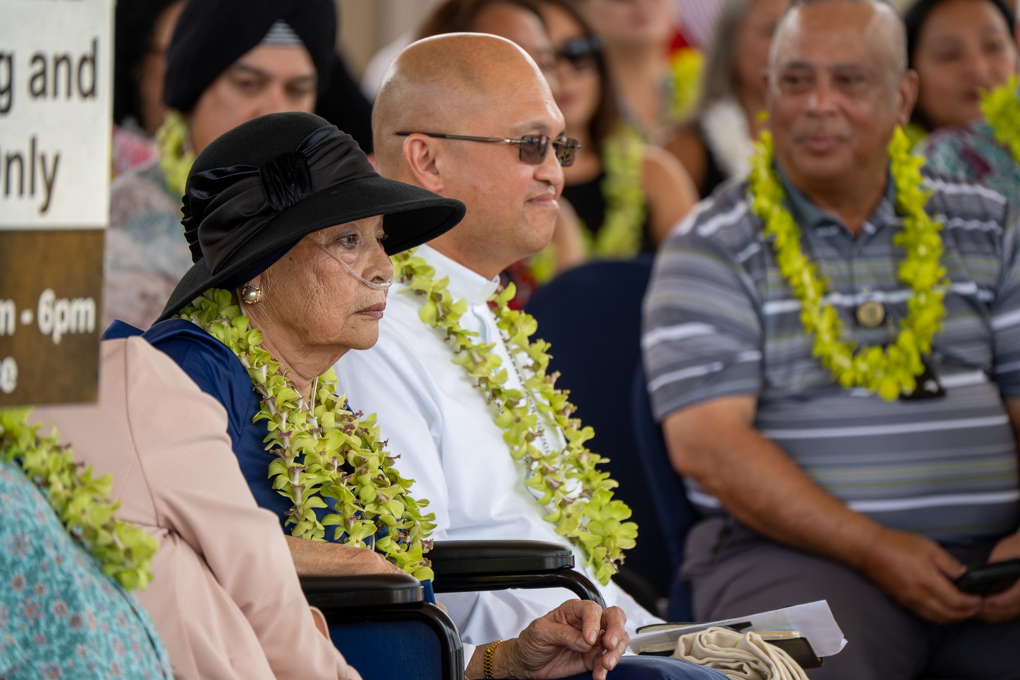 Delores &quot;Ling&quot; Quitugua Roberto Tuncap, wife of the late David D. Tuncap. Photo by Skyler Obispo. 