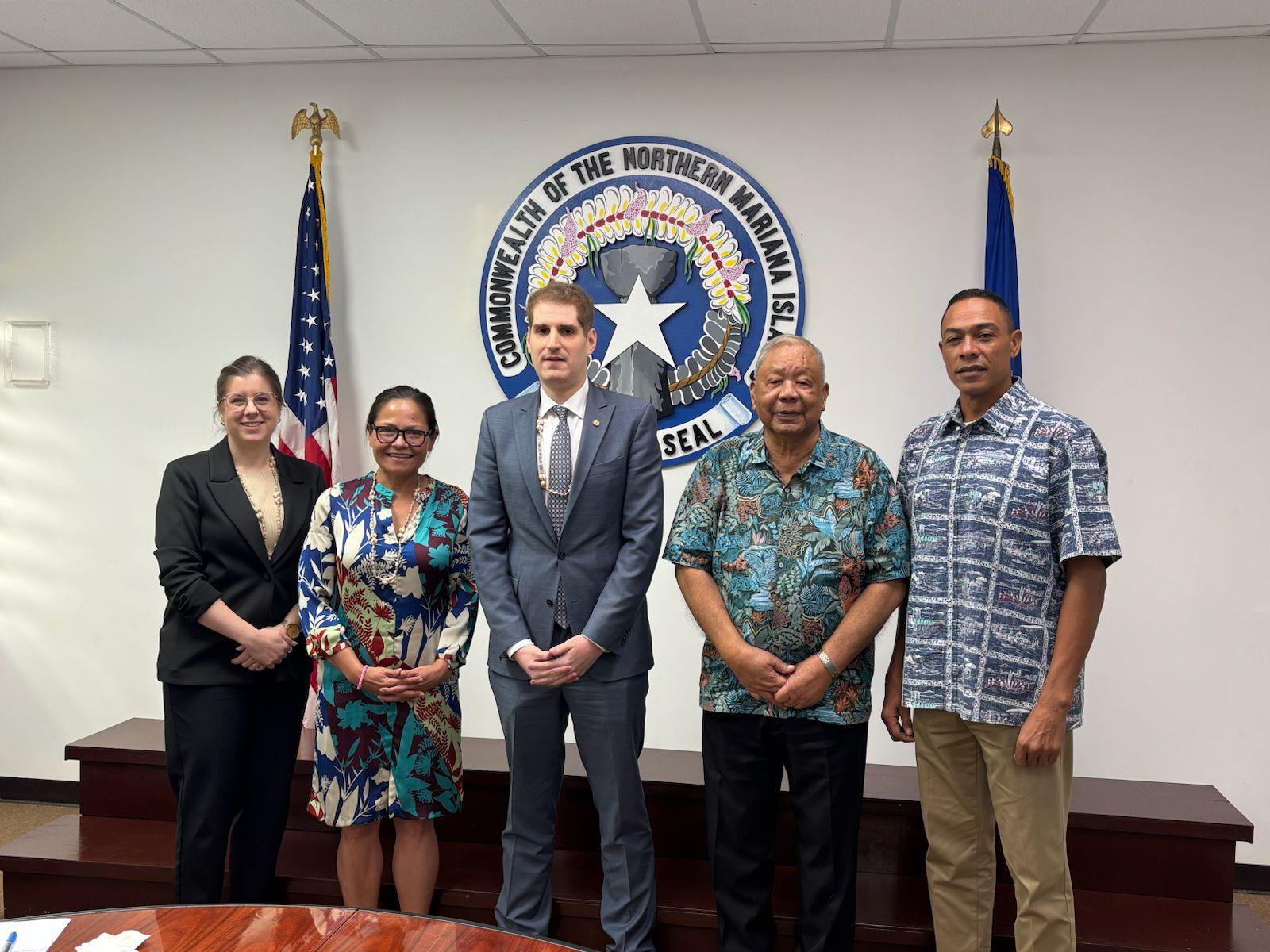 Senior DOT official makes first visit to NMI, pledges to address air service challenges
