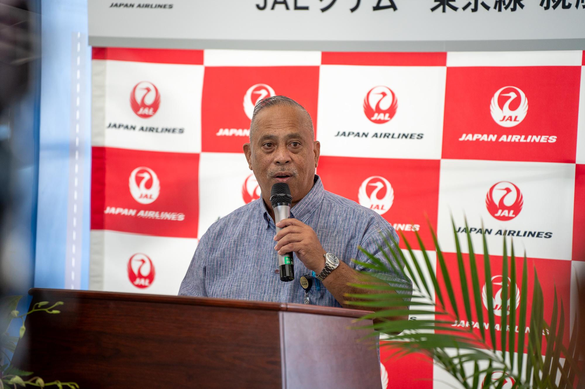 John M. Quinata, executive manager, Guam International Airport Authority. Photo by Skyler Obispo 