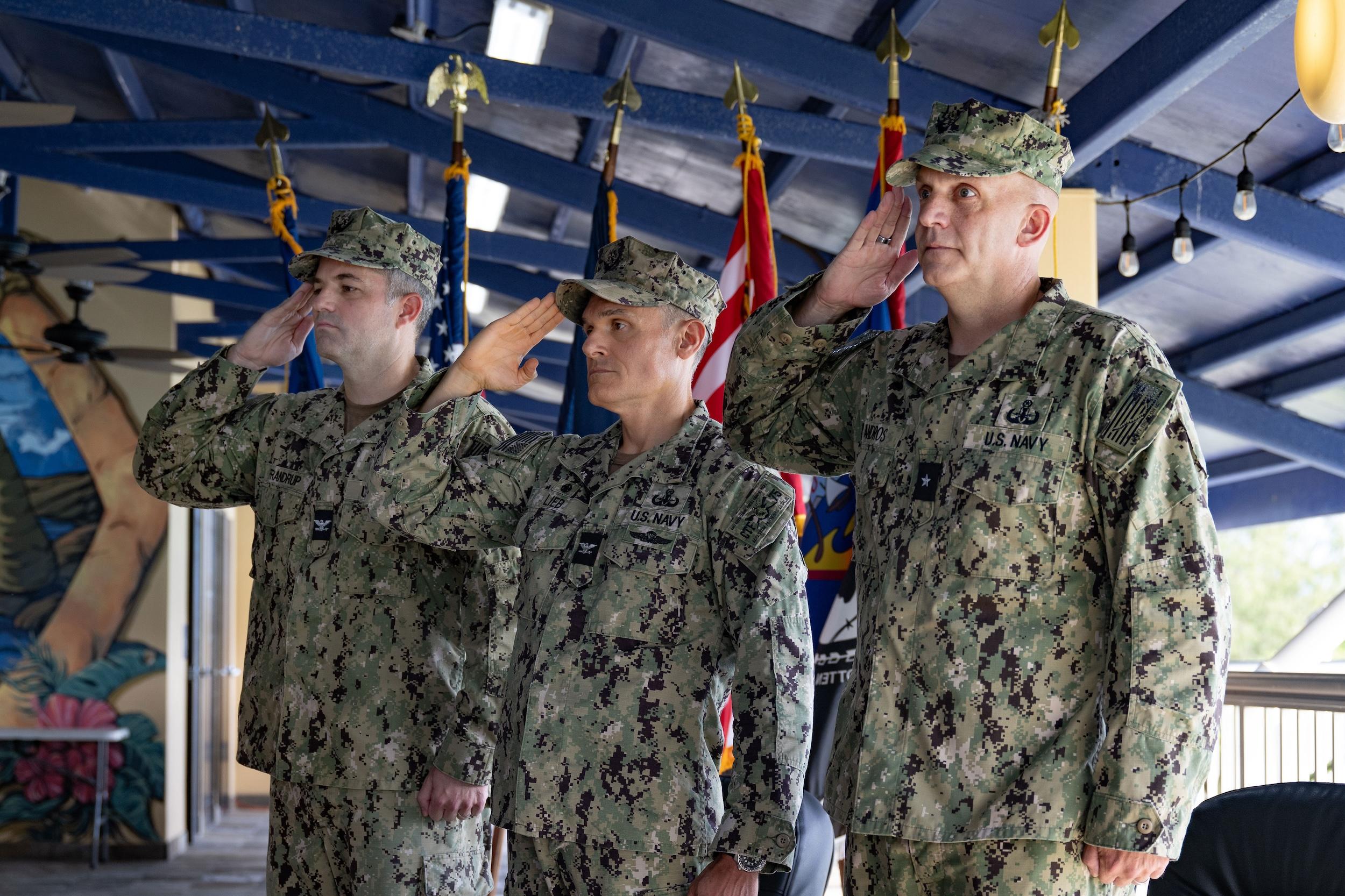 Capt. Frandrup takes helm at CTF 75 