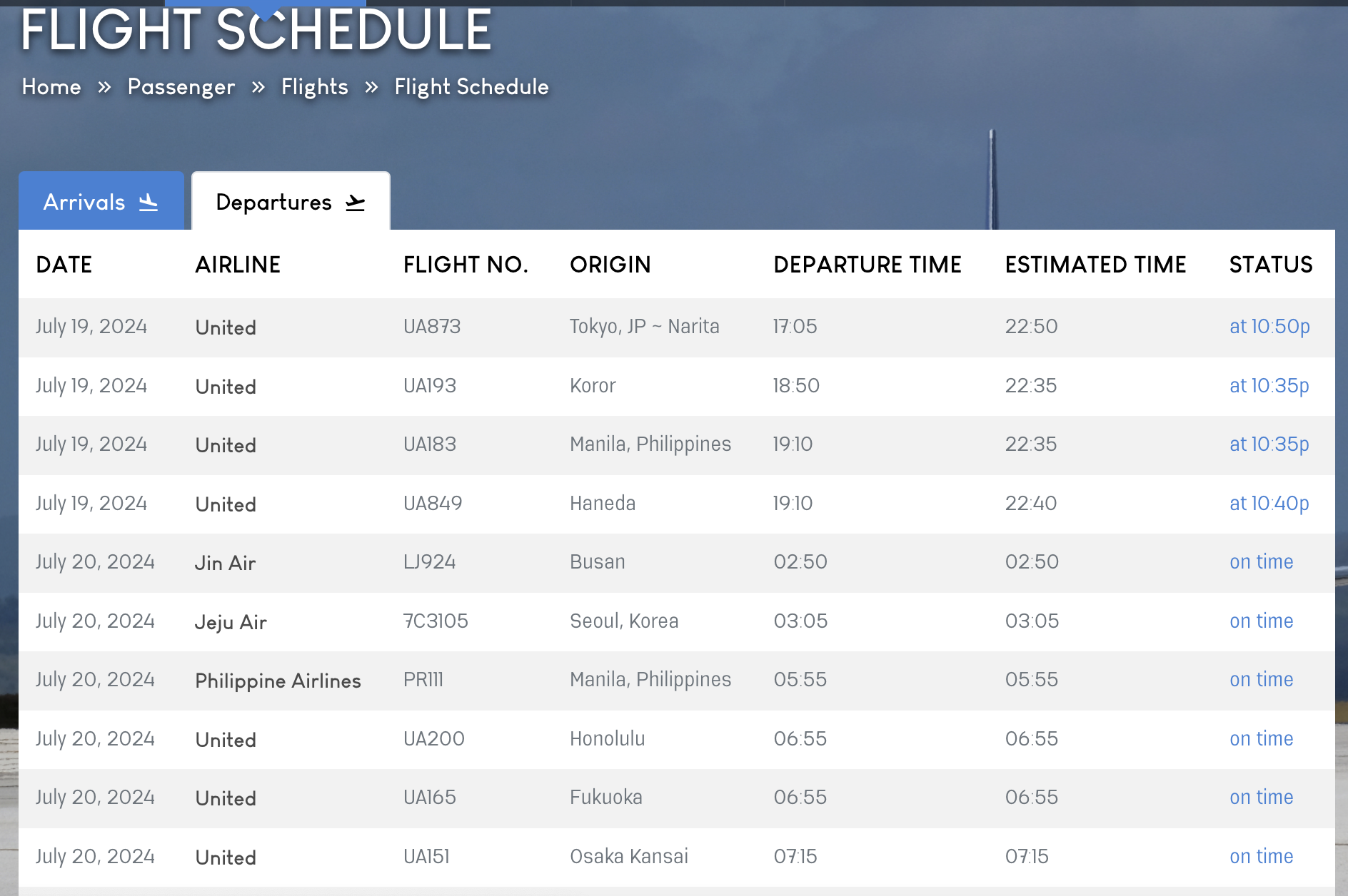 IT outage impacts flights