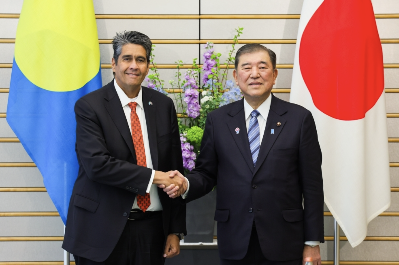 Palau’s President and Japan's Prime Minister Agree to Strengthen “Tokubetsu” Relationship