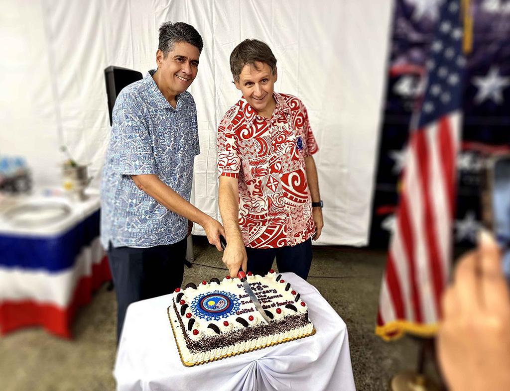 Let them eat cake! Celebrating 4th of July in Palau