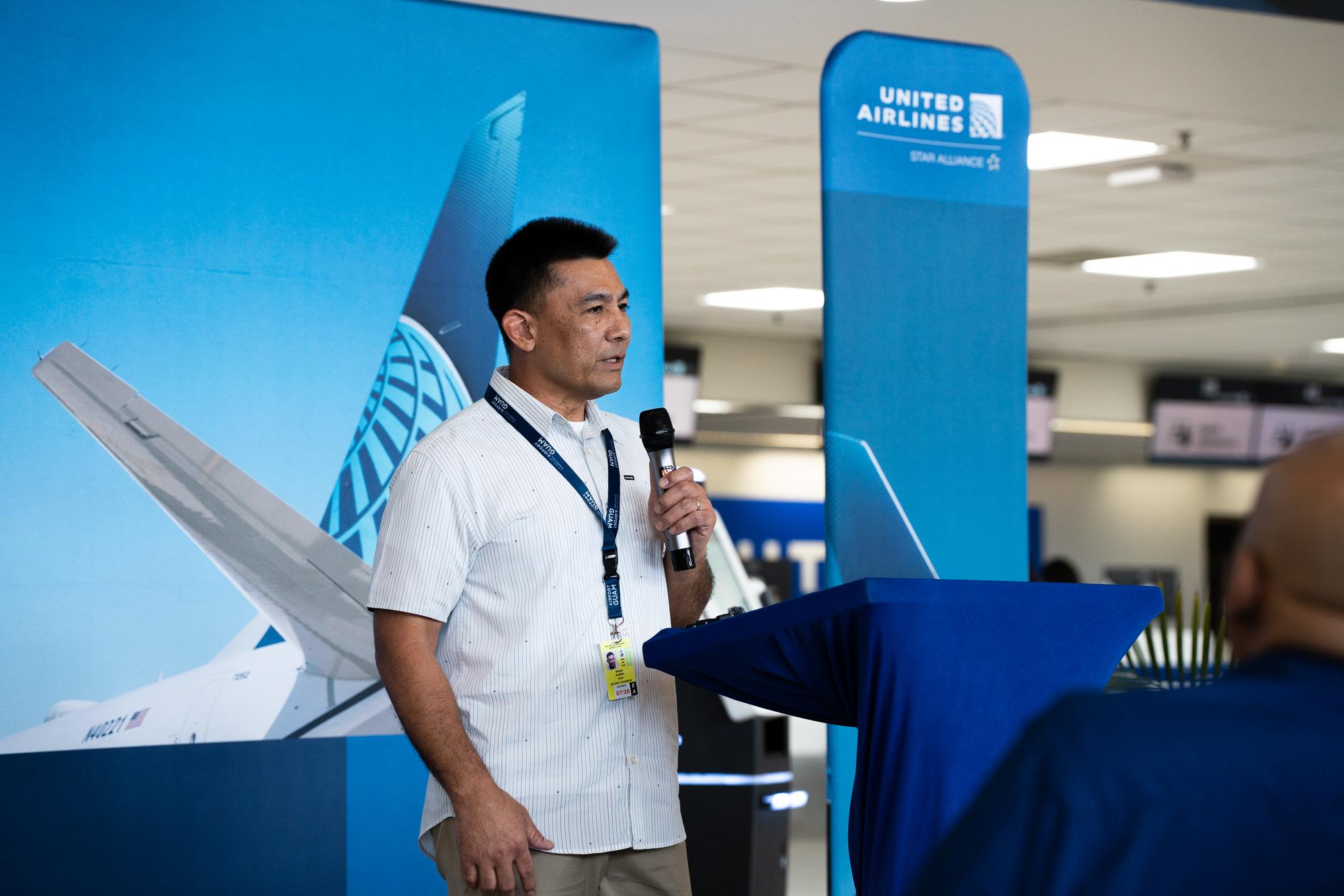 Brian J. Bamba, chairman, Guam International Airport Authority. Photo by Skyler Obispo 