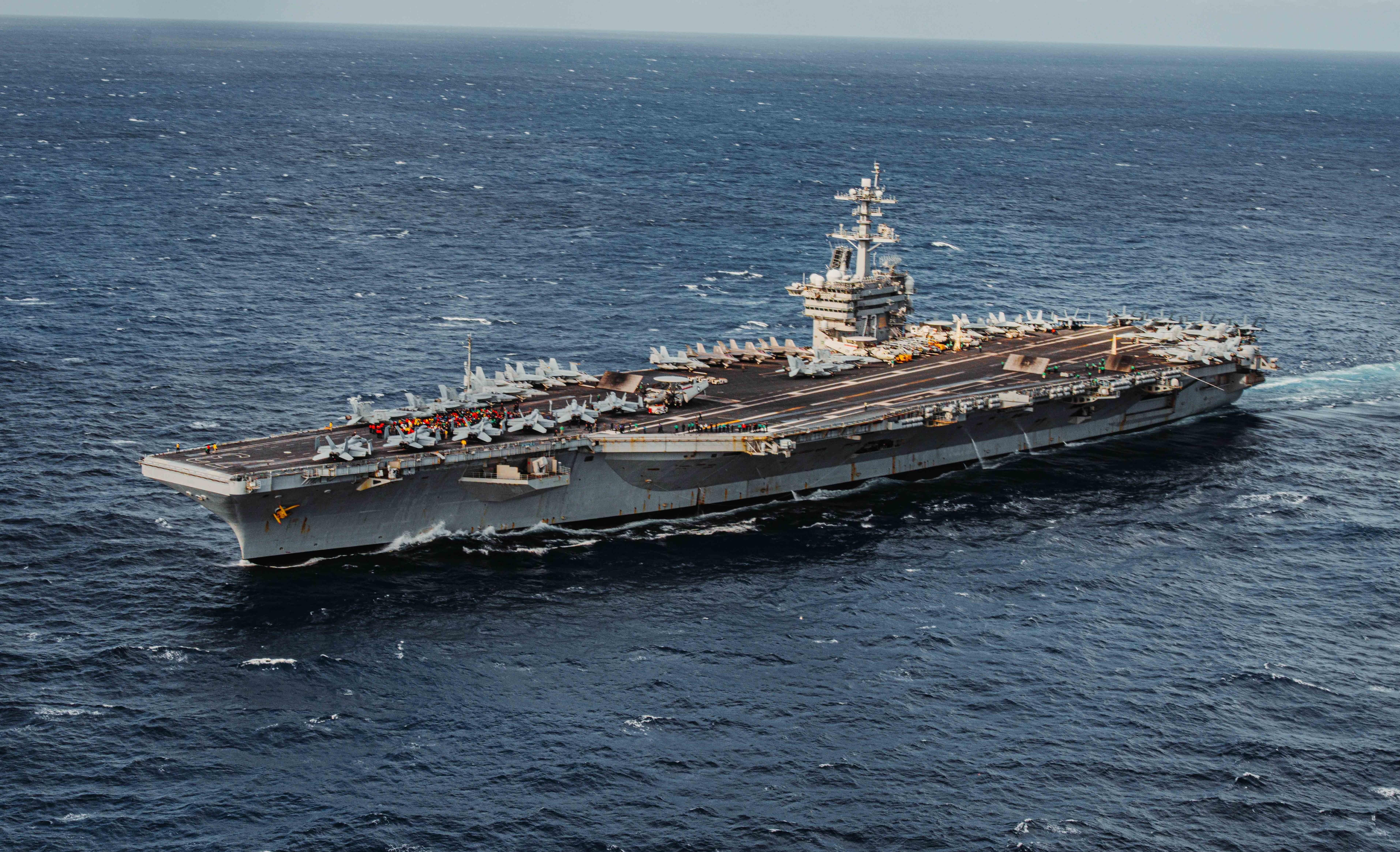 Two U.S. aircraft carriers will visit Guam for port visits 